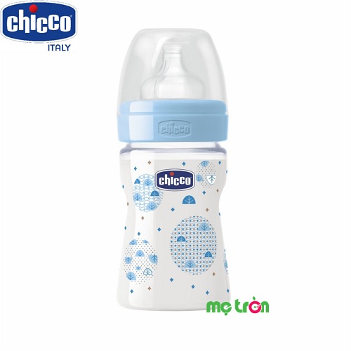 Bình sữa Welbeing núm silicon Lá xanh 150ml Chicco 114461 là dòng sản phẩm chất lượng cao cấp của thương hiệu Chicco. Sản phẩm được thiết kế độc đáo với núm ty tích hợp van chống sặc hiệu quả giúp bé bú sữa dễ dàng hơn.