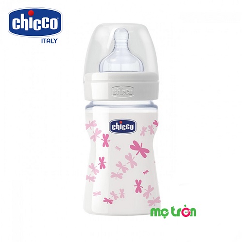 Bình sữa thủy tinh núm silicon Chuồn chuồn 150ml Chicco 114887 là sản phẩm chất lượng cao cấp của thương hiệu Chicco. Sản phẩm được làm từ chất liệu nhựa cao cấp, hoàn toàn không chứa BPA gây hại cho sức khỏe của bé. Núm ty rất mềm mại và an toàn có độ đàn hồi tốt không làm ảnh hưởng đến sự phát triển răng nướu của bé.