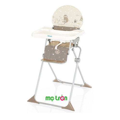 Ghế ăn bột Brevi Junior BRE211-071 màu nâu kem được cấu tạo bằng khung thép nhẹ, bền và chắc chắn. Ngoài ra, ghế còn có thể gấp lại và cất đi khi không cần dùng để tiết kiệm diện tích tối đa.