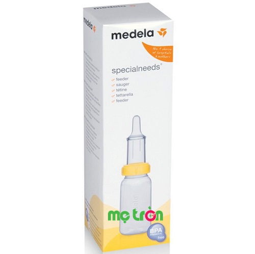 Bình sữa Medela với thiết kế đặc biệt dành cho trẻ sứt môi, bú yếu, hở hàm ếch