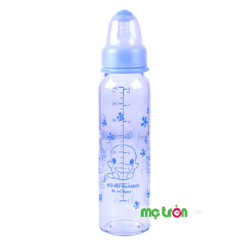 Bình sữa KUKU thủy tinh 240ml với núm vú siêu mềm KU5847 là sản phẩm cao cấp chất lượng của thương hiệu KUKU. Với thiết kế nhỏ gọn giúp bé cầm dễ dàng hơn. Núm ty làm từ chất liệu thủy tinh cao cấp mang đến sự an toàn tuyệt đối cho bé.