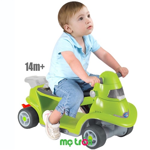 Xe chòi chân thông minh AIO Smart-Trike màu xanh lá dành cho bé từ 14 tháng