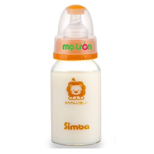 Bình sữa thủy tinh Simba 120ml S6904 cho bé yêu