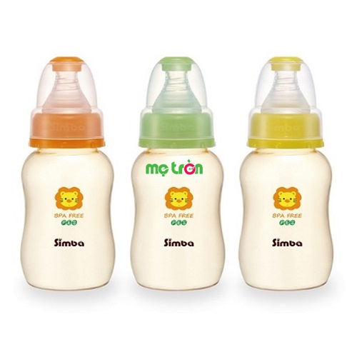 Bình sữa hồ lô Simba 150ml S6821 không chứa BPA gây hại cho bé