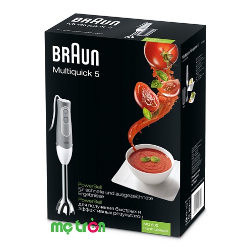 Máy xay cầm tay Braun MQ500 Soup thiết kế cao cấp