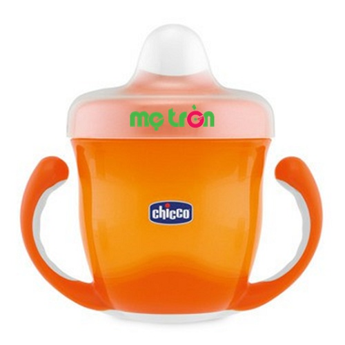 Bình uống nước Chicco 12M+ 200ml có tay cầm xoay ngược thông minh
