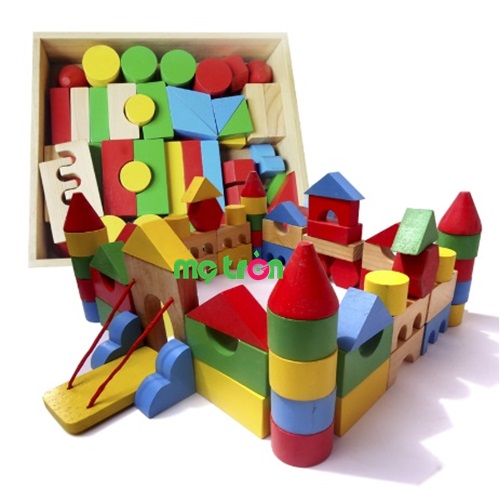 <p>- Bộ đồ chơi gỗ lâu đài trí tuệ C613 làm từ chất liệu gỗ cao cấp, an toàn cho bé.</p>
<p>- Giúp kích thích khả năng sáng tạo của bé.</p>
<p>- Nhiều màu sắc bắt mắt.</p>