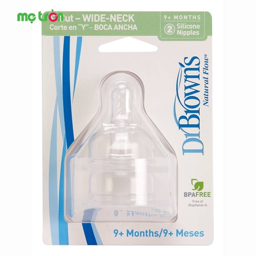 - Set 2 Ty thay thế bình sữa cổ rộng Dr Brown (Số 1, 2, 3, 4) làm từ silicone cao cấp, an toàn.
- Có 4 size cho mẹ lựa chọn sao cho phù hợp nhất với bé.
- Thiết kế tiện lợi dễ sử dụng.
